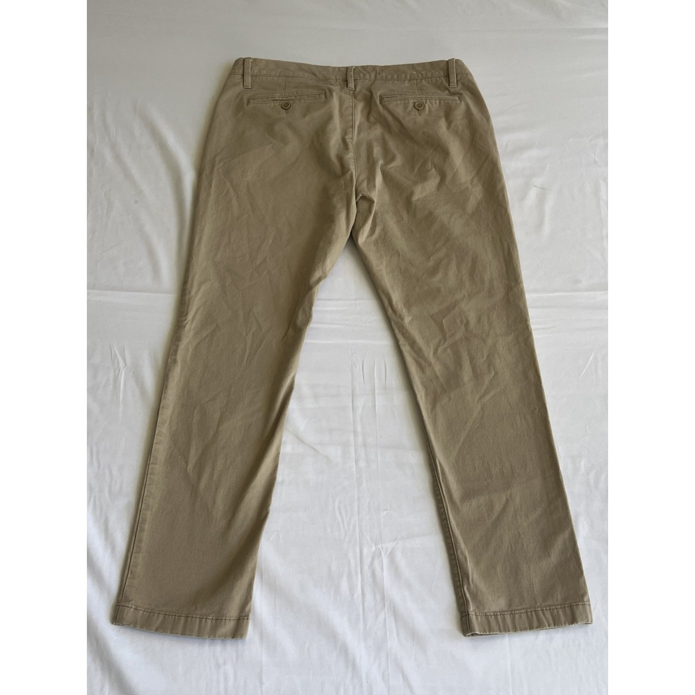 UNTUCKit Men's Straight Fit Chino Pants 33x30 Khaki Tan Stretch Cotton EUC - Picture 8 of 8